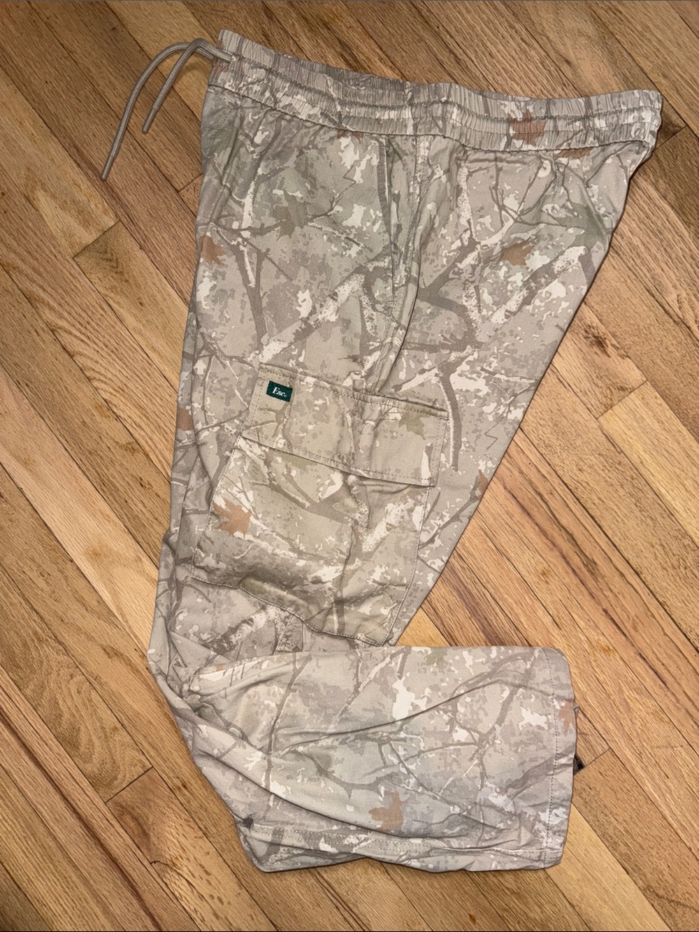 100% cotton camo cargo carpenter oversized baggy pant small
